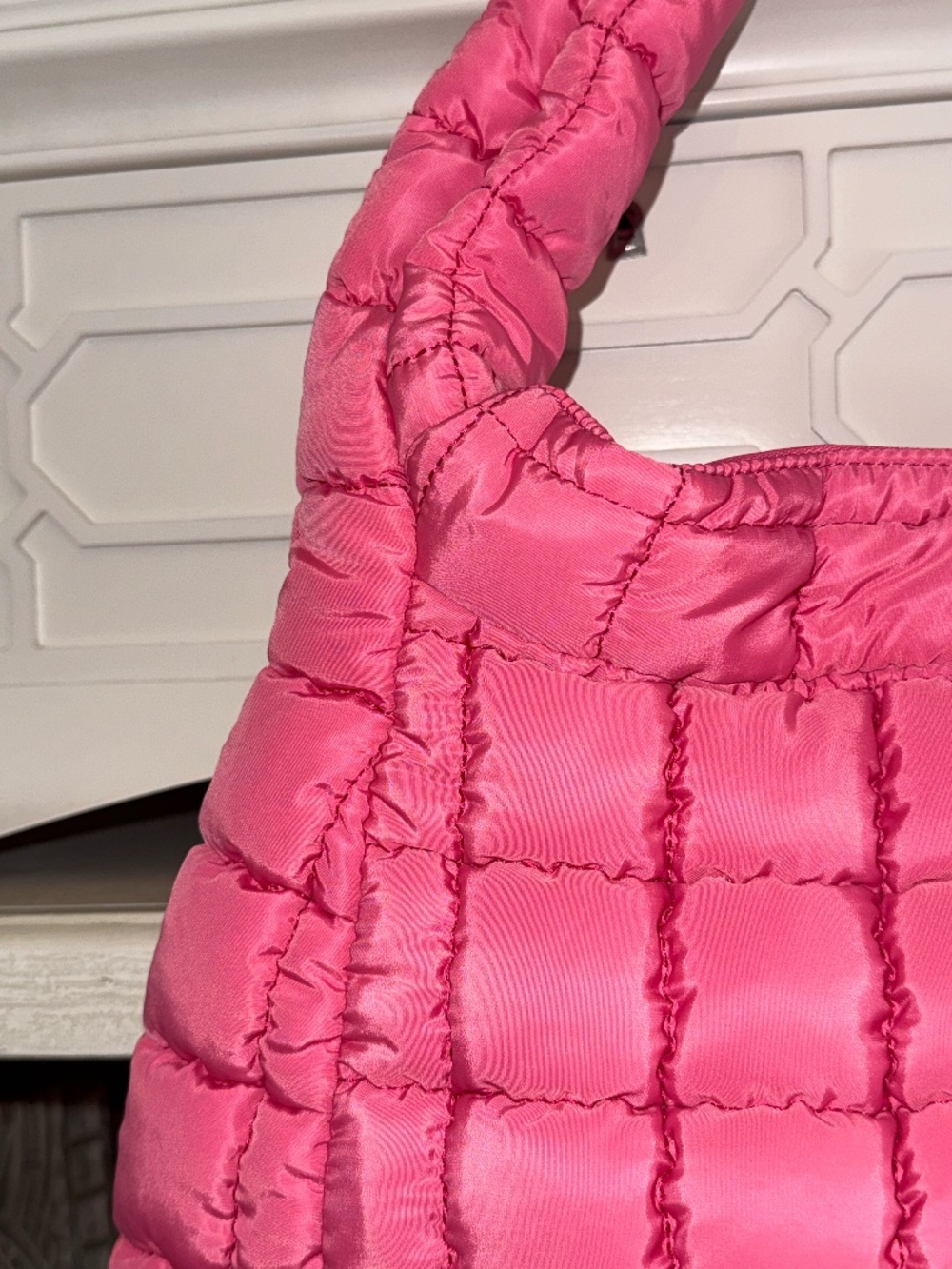 Free People FP Movement quilted carryall bubblegum pink nwt - Picture 4 of 4